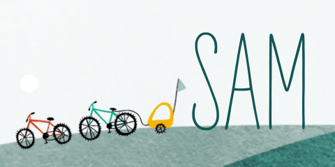 Doopsuiker label fietsjes | 16 stuks